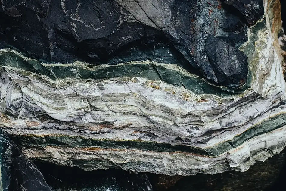Tortola Striated Rock Formations, Road Town, Tortola · British Virgin Islands