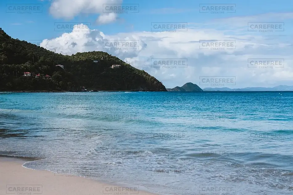 Tortola Gentle Shoreline Waves, Road Town, Tortola · British Virgin Islands