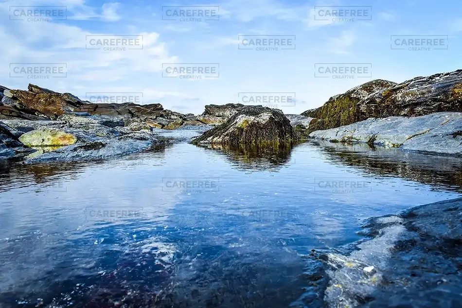 Two Lights State Park Coastal Tide Pools, Cape Elizabeth, Maine · United States