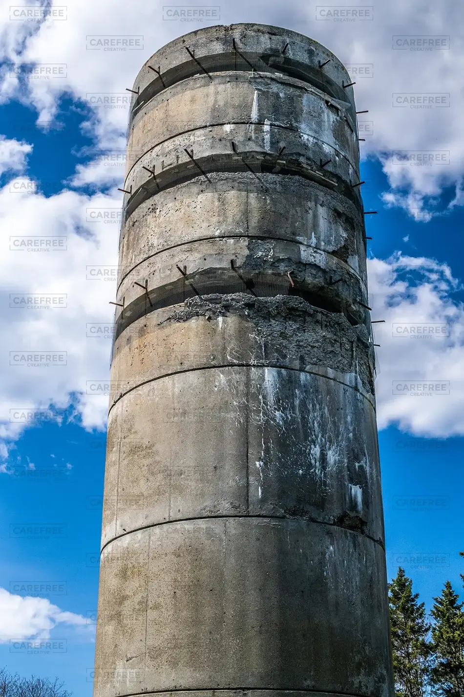 Two Lights State Park Weathered Stone Tower, Cape Elizabeth, Maine · United States