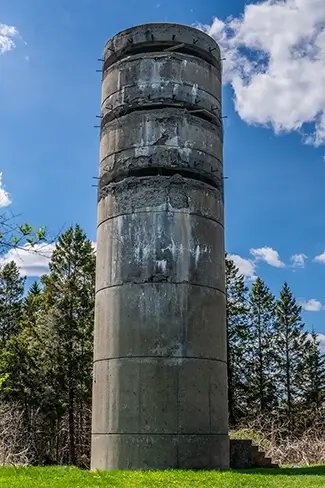 Two Lights State Park Tower Against the Sky, Cape Elizabeth, Maine