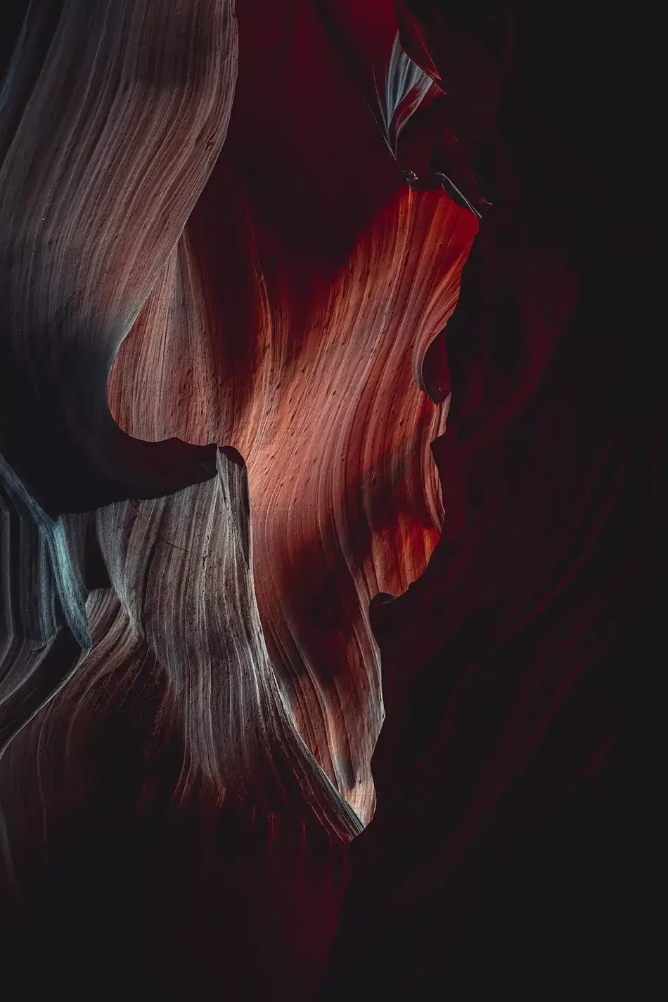 Upper Antelope Canyon Artistic Wall, Page, Arizona · United States