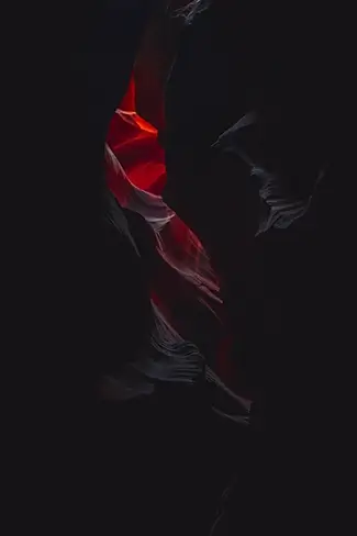 Upper Antelope Canyon Red & Black Wall, Page, Arizona