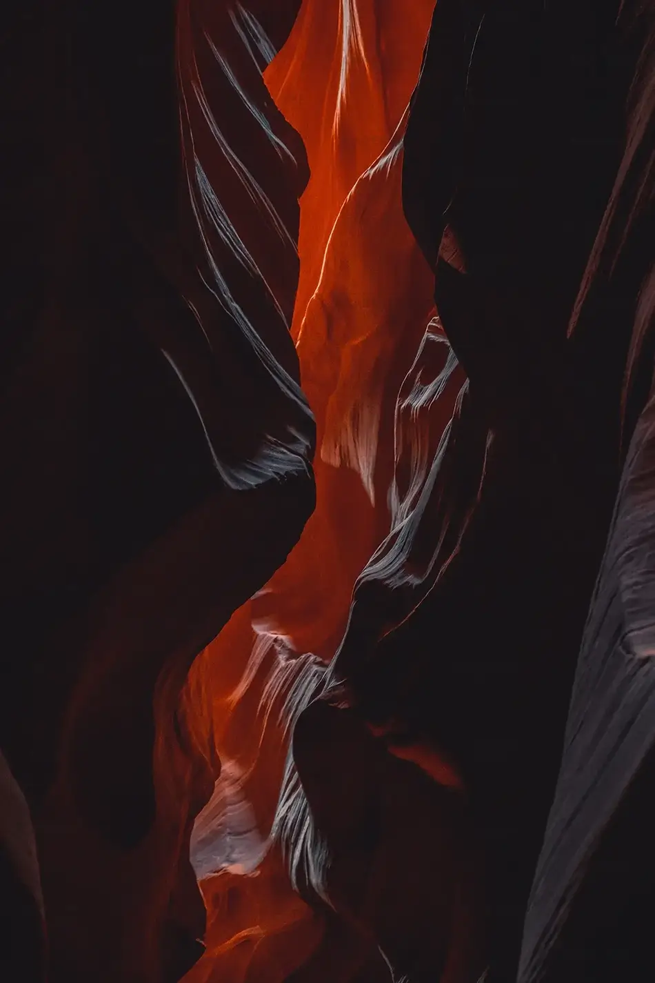 Upper Antelope Canyon Orange Canyon Wall, Page, Arizona · United States