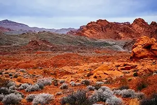 Valley of Fire State Park Desert Landscape, Las Vegas, Nevada