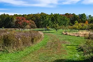 Viles Arboretum Colorful Foliage Pathway, Augusta, Maine