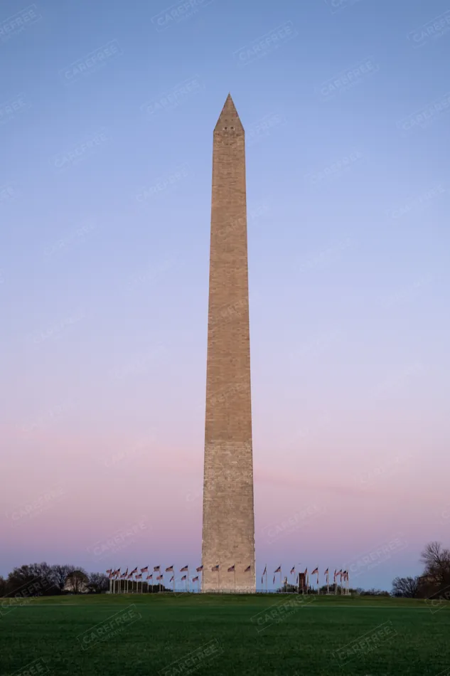 Washington Monument Pastel Dusk Sky, Washington, District of Columbia · United States
