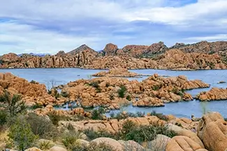 Watson Lake Granite Boulder Shoreline, Prescott, Arizona