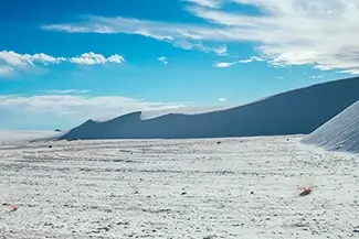 White Sands National Park Rolling Dunes Panorama, New Mexico