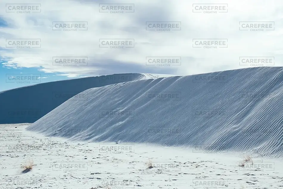 White Sands National Park Dune Elegance in Shadows, New Mexico · United States