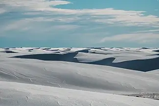 White Sands National Park Serene Dune Landscape, New Mexico