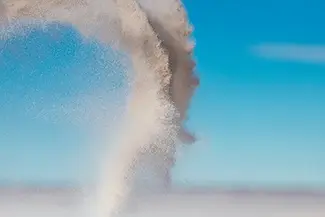 White Sands National Park Dust Devil Spectacle, New Mexico
