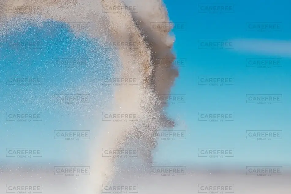 White Sands National Park Dust Devil Spectacle, New Mexico · United States