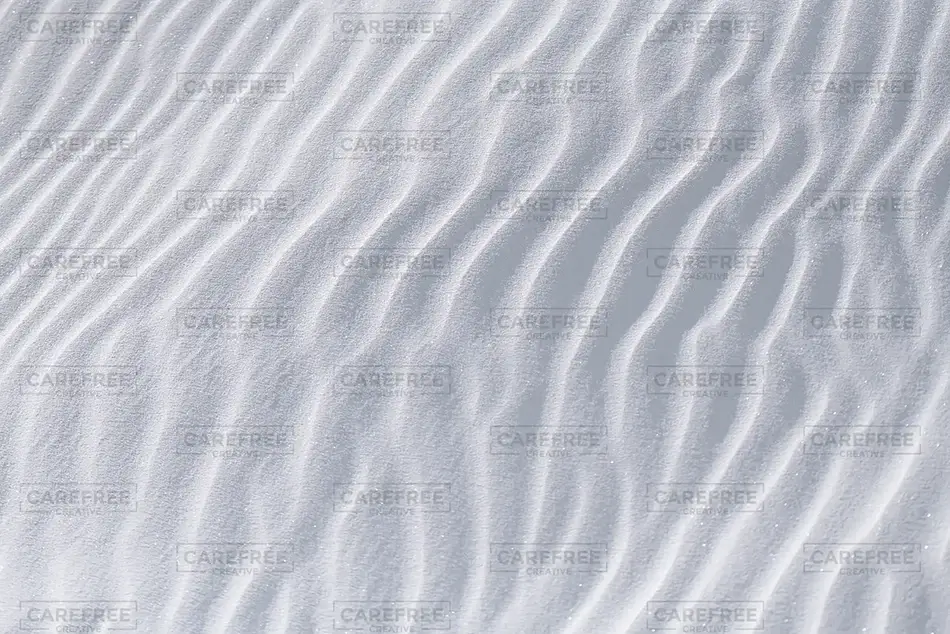 White Sands National Park Rippling Sand Symmetry, New Mexico · United States