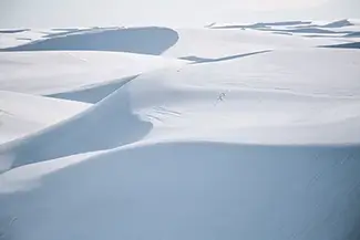 White Sands National Park Snow-Like Dune Crests, New Mexico