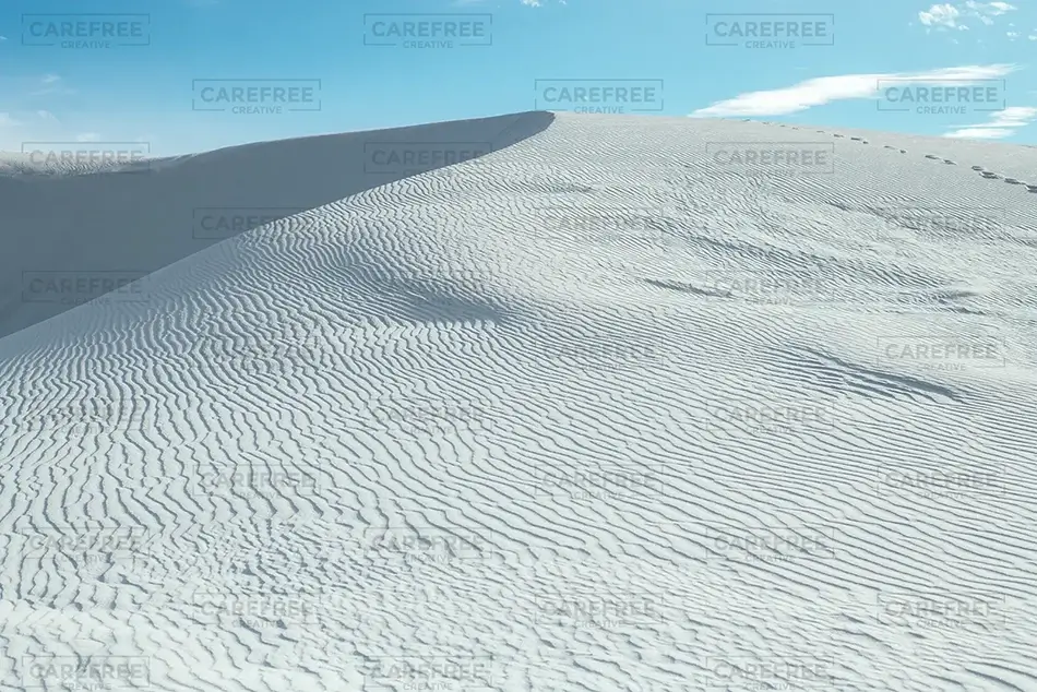 White Sands National Park Parallel Dune Symmetry, New Mexico · United States