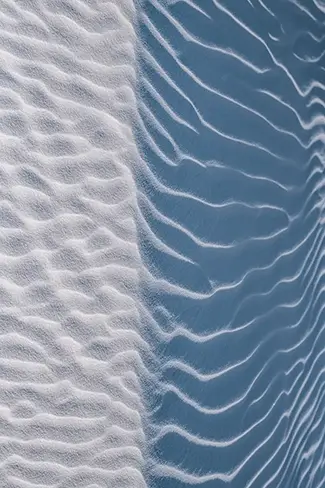 White Sands National Park Dune Shadow Contrast, New Mexico