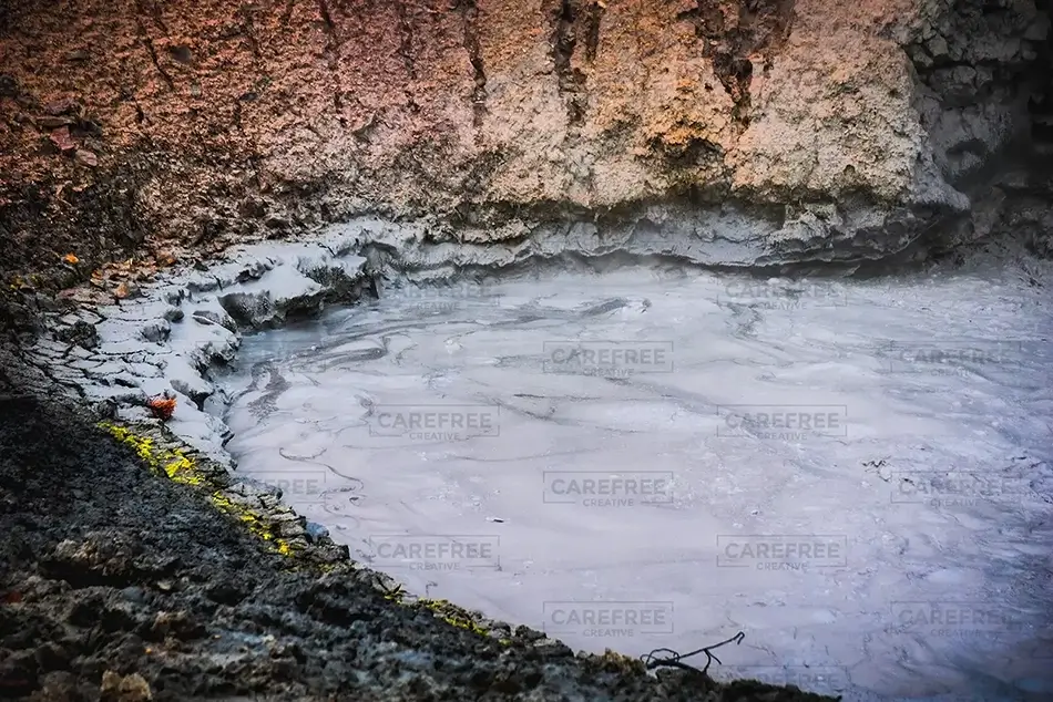 Yellowstone National Park Artists Paint Pots Bubbling, Yellowstone National Park, Wyoming · United States