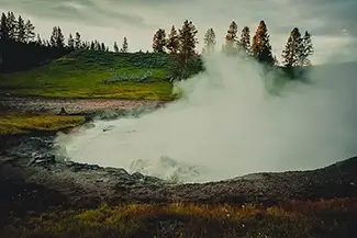 Yellowstone National Park Churning Caldron, Yellowstone National Park, Wyoming