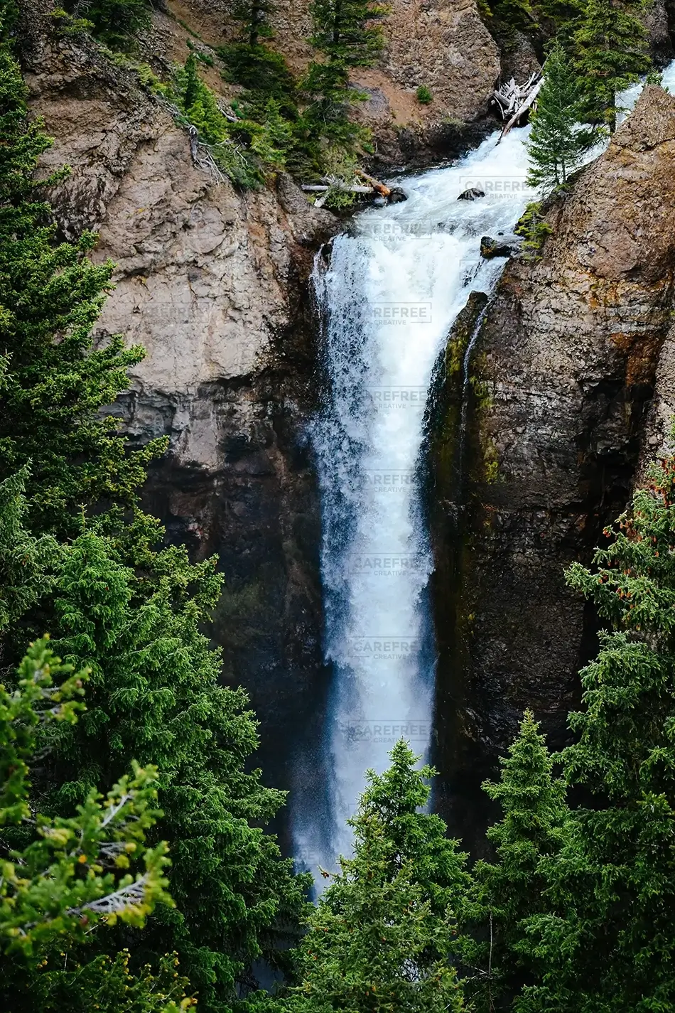 Yellowstone National Park Tower Falls, Yellowstone National Park, Wyoming · United States