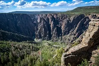 Black Canyon Of The Gunnison Deep Rugged Rocky Canyon
