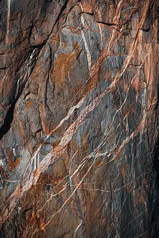 Black Canyon Of The Gunnison Textured Metamorphic Rock Face