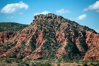 Caprock Canyons State Park Scenic Geologic Red Rock Formation