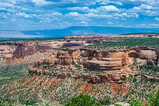 Colorado National Monument Scenic Red Rock Canyons